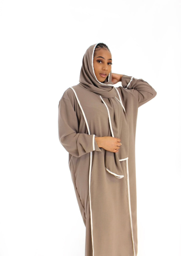 Abaya Nora Taupe DIVARSITY